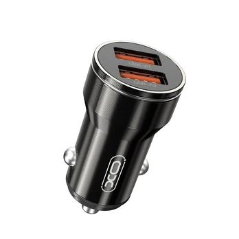 XO automobilinis pakrovėjas CC48 2x USB 2,4A juodas