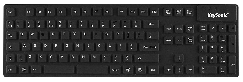 Klaviatūra RaidSonic KSK-8030IN EN, juoda