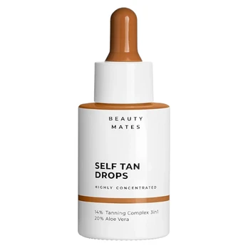 Vegan Tan, Self Tan, Hydrate, Self-Tanning Drops, For Face, 30 ml
