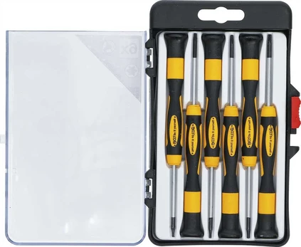 BGS Precision Screwdriver Set | T-Star (for Torx) | 6 pcs.