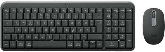 Logitech MK250 Belaidė klaviatūra ir pelė Graphite (DE)