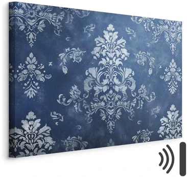 Artgeist Paveikslas - Retro Ornament Decorative Motif in Worn Blues