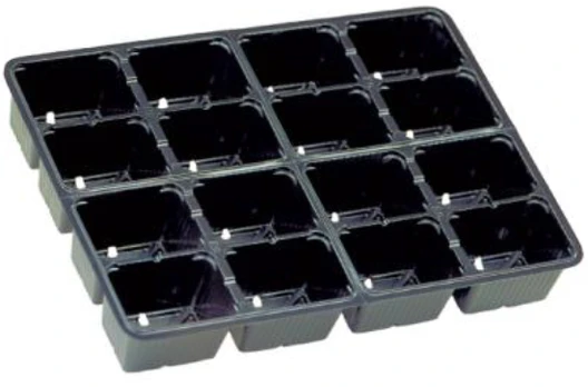 Plastmasinė daigykla, 16 vietų GPPL283816