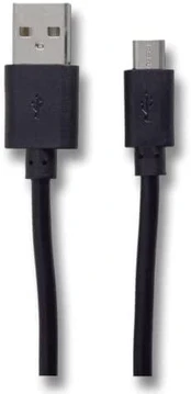 Kabelis USB 2GO USB-A - microUSB 1 m Juodas (795201)