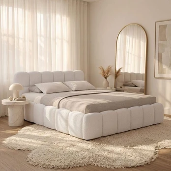 Lova TRIUMPH mini|160x200|Balta #1|Boucle