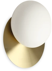 Ideal Lux sieninis šviestuvas Ninfea AP1 Ottone