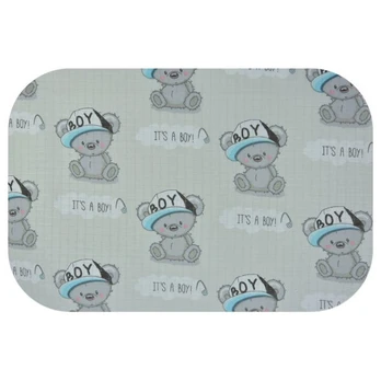 Diaper - 19799 - TETRA - EGA - BOY - GREY - size 70x80 cm