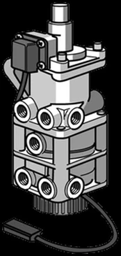 stabdžių vožtuvas, darbinis stabdys DX 95BY