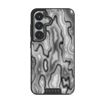 Ghost - Samsung Galaxy S25 Case, Elite Dark (Magnetic) / Silver