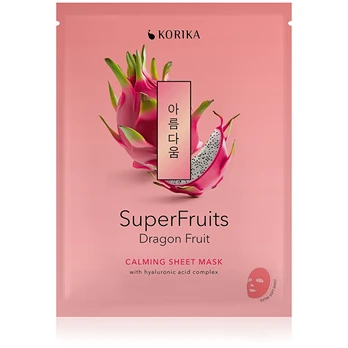 KORIKA Superfruits Dragon Fruit Calming Sheet Mask 25 g Moterims