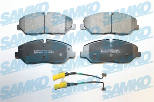 Stabdžių trinkelių rinkinys, diskinis stabdys SAMKO 5SP2105A