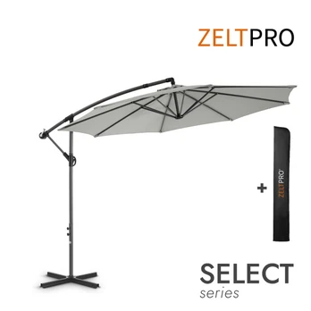 Gem. formos skėtis su užvalkalu Select Light Grey