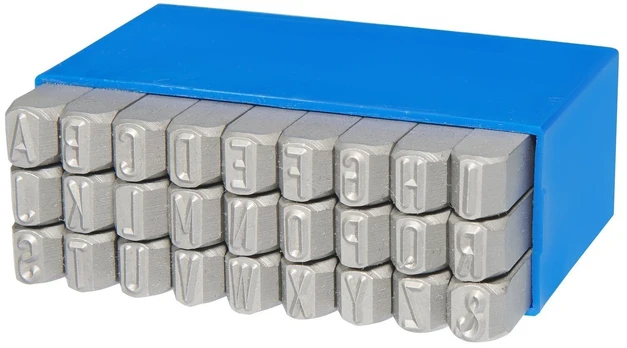 Raidžių išmušėjai GRAVUREM A-Z Nr.101 7 mm