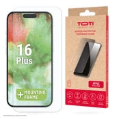 Ekrano apsauga TOTI TEMPERED iPhone 16 Plus/15 Pro Max/15 Plus kaina