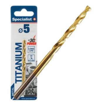 Metalinis grąžtas Specialist+ Titan, 5 mm