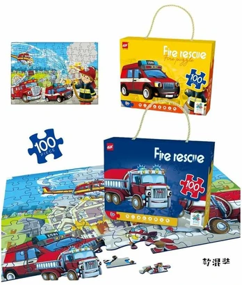 Dėlionė Puzzle Fire rescue, 100 det