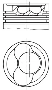 Stūmoklis MAHLE 0306602