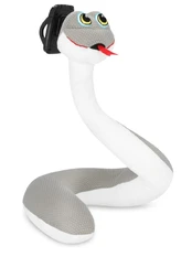 Pagalvė Spokey Serpente, 80 cm x 30 cm, balta/pilka, 450 g kaina