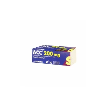 ACC 200 mg šnypščiosios tabletės N20