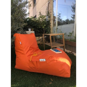Sėdmaišis, kušetė, oranžinė