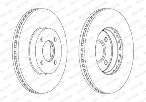 FERODO DDF2068C Brake Disc
