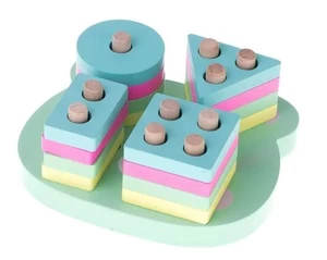 Lavinimo žaislas Bear Shape Sorting IKONKX6900, 5.5 cm