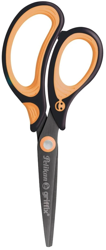 Žirklės GRIFFIX "L" 15cm neon black