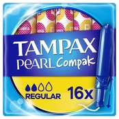 Higieniniai tamponai Tampax Compak Pearl Regular, 16 vnt.