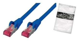 S-Conn shiverpeaks Patchkabel S/FTP Cat.6A blau 7,5m
