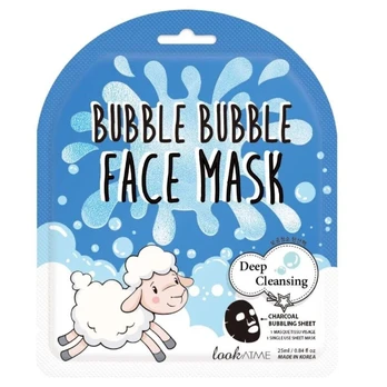 Look At Me Bubble Bubble Charcoal Deep Cleansing Sheet Mask For Face, 25 ml
