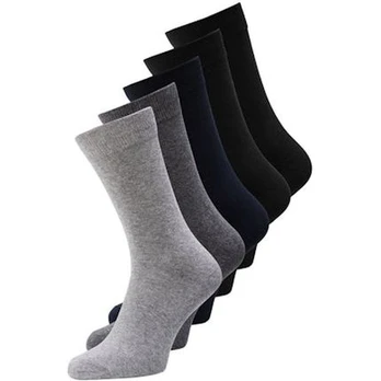 Kojinės vyrams, Pilka, JACJENS SOCK 5 PACK