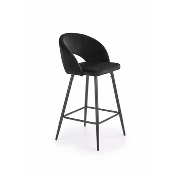 H96 bar stool, color: black