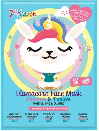 7th Heaven LLAMACORN face mask 1 unit