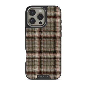 Favorite Coat - Plaid iPhone 16 Pro Case, Elite Dark (MagSafe) / Silver