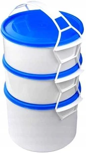 3 dalių valgykla 2x1,2l + 1,5l