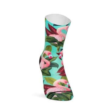 Pacific FLAMINGO Low moteriškos kojinės | Multicolor, S/M