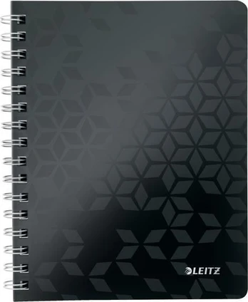 Leitz Koloidinis grotelių A5 PP Leitz WOW, juodasis 46410095