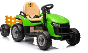 Vaikiškas elektromobilis Traktorius BBH-030, žalias