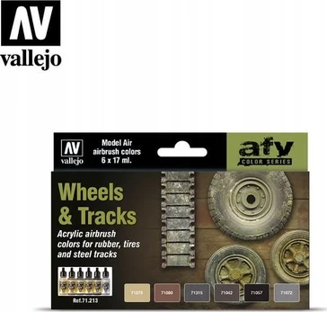 Vallejo Vallejo: AFV - Ratai, vikšrai 6x17