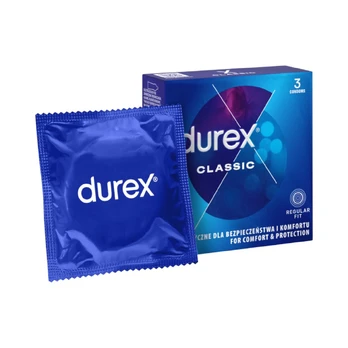 DUREX prezervatyvai CLASSIC, 3 vnt.