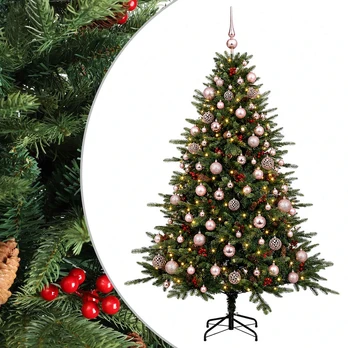 Dirbtinė kalėdinė eglutė su rutuliuku 210 cm 300 LED