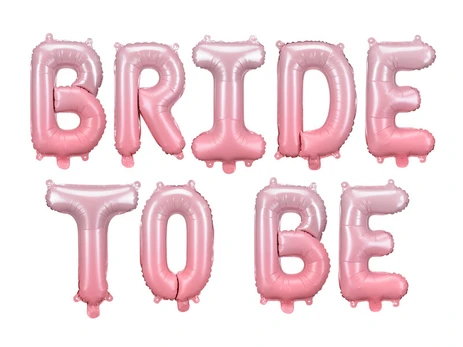 Folinis balionas Bride to be, rožinis