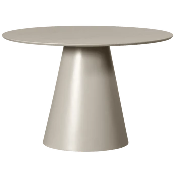 Valgomojo stalas Jorre, Ø120 cm, 76 cm, MDF, smėlio