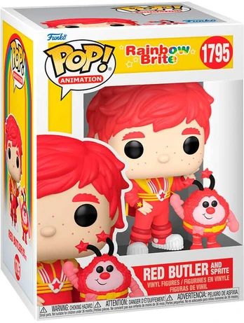 Funko POP figure Rainbow Brite and Sprite Raudona Butler and Sprite