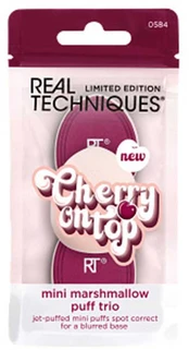 Real Techniques CHERRY ON TOP MINI MARSHMALLOW PUFF TRIO 3 pcs kaina
