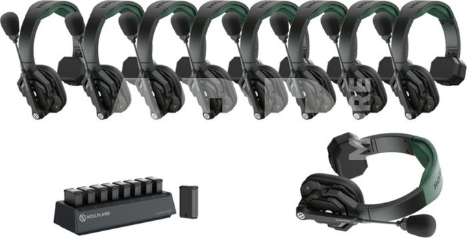 Hollyland Solidcom SE Pro- 9 Person Noise Cancelling Headset Intercom