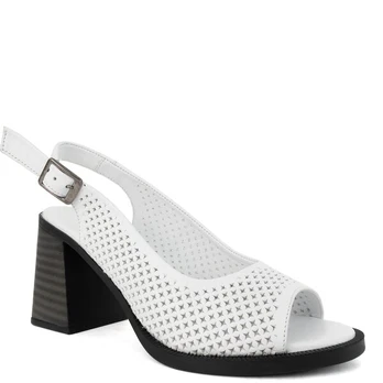 GRUNER SCHUHE Basutės moterims, Balta, Sandals