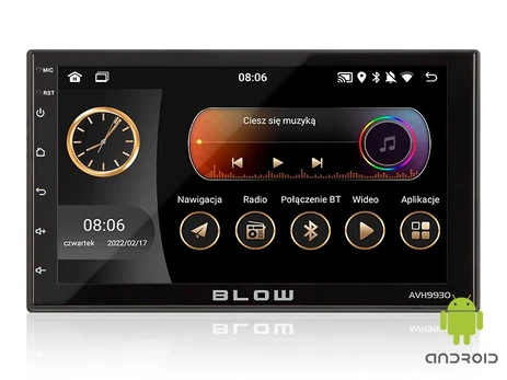 Automagnetola Radijas BLOW AVH-9930 2DIN 7' GPS Android