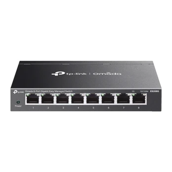 TP-LINK Omada 8 Jungčių Gigabitinis Valdomas Komutatorius (ES208G)