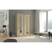 Sliding wardrobe with mirror BALTON 150 kaina